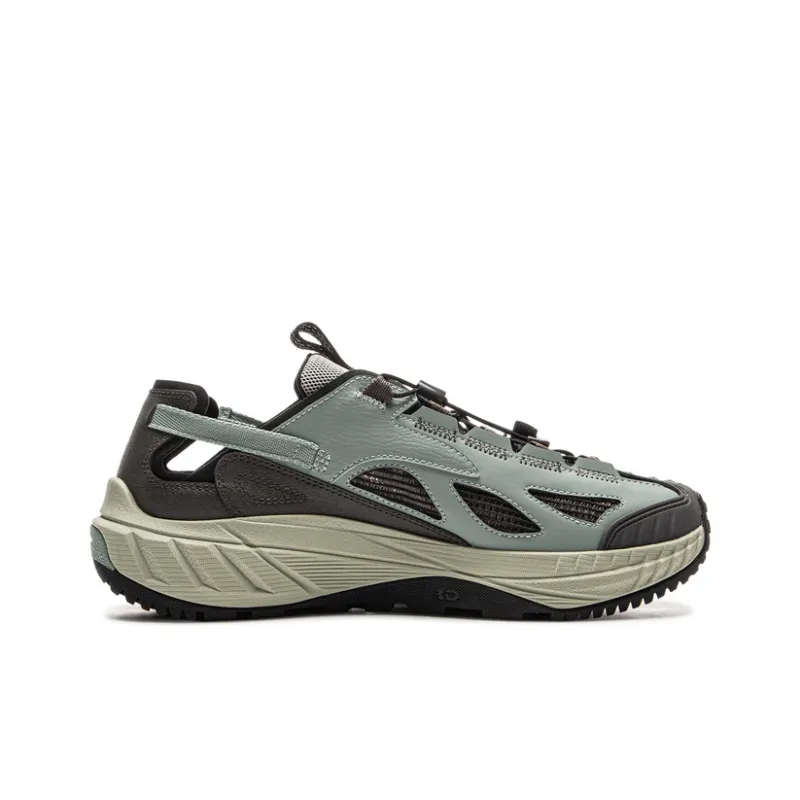 LiNing Yijie Lite Version 2.0 Breathable And Wear resistant River Trekking Shoes Men's Gray Green-1