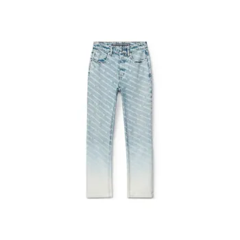 Alexander Wang Jeans Women's Blue White Gradient
