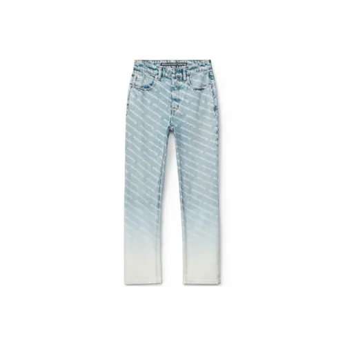 Alexander Wang Jeans Women's Blue White Gradient