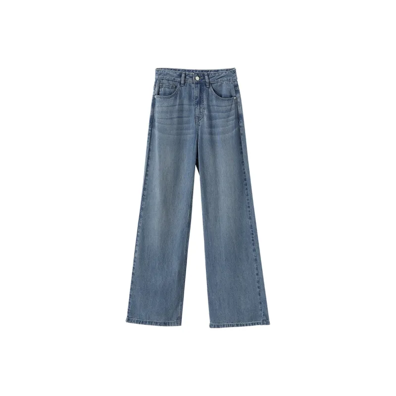 XIANGYING Jeans Women's Denim Blue-0