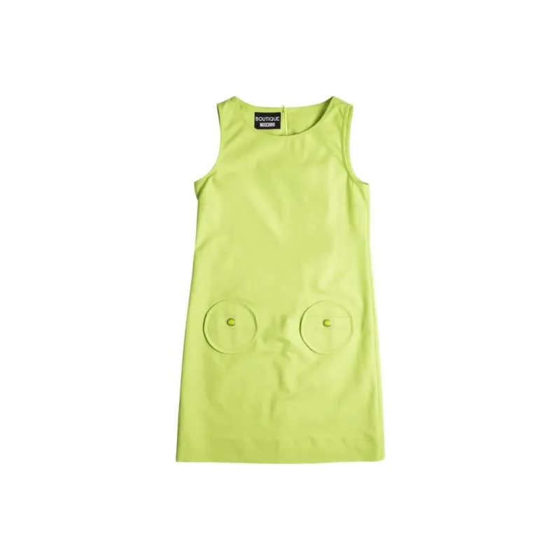 MOSCHINO Sleeveless Dresses Women's Green-0