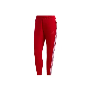 Adidas Knitted Sports Pants Women's Red