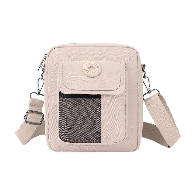 TOUTSEUL YOLO Nylon Fabric Crossbody Bag, Shoulder Bag Unisex Gray/Black/Purple/Khaki/Green/Dark Blue/Dark Brown-8