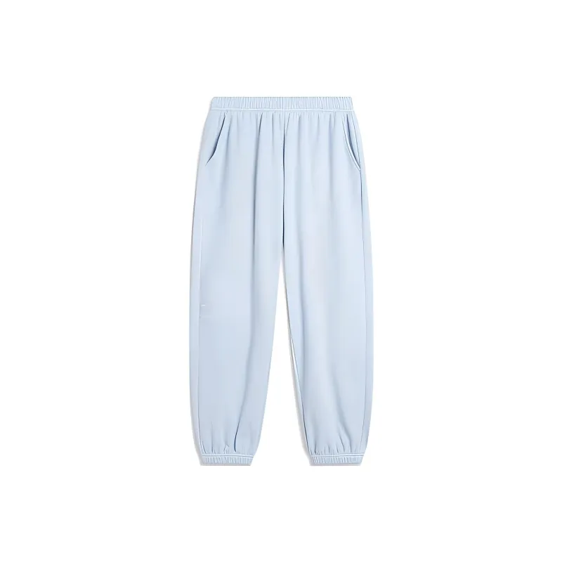 LiNing x Disney Knitted Sweatpants Women's Cloud Blue-0
