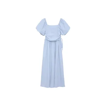 Fstudio Short Sleeved Dresses Women's Blue