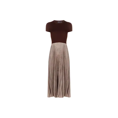 Polo Ralph Lauren Short-Sleeved Dresses Women's Brown