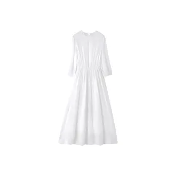 Yi Mengyuan Silk Long-Sleeved Dress Women's