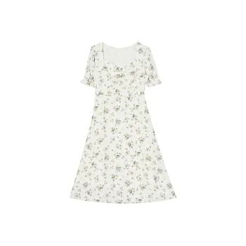 QYPRF Short-Sleeved Dresses Women's Multicolor