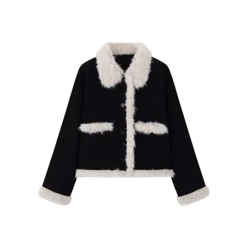 PAIN OR PLEASURE Puffer Jacket Women's Black
