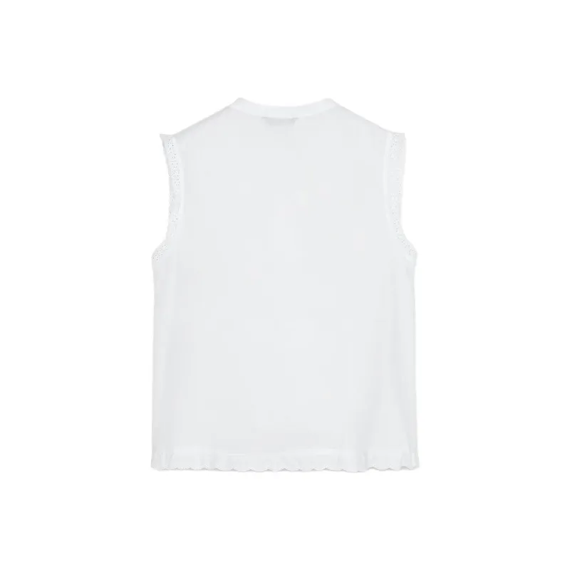 ZARA Tank Tops Women's White-1