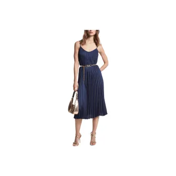 MICHAEL KORS Pleated Slip Dress