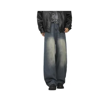 Lulifama Jeans Unisex Blue