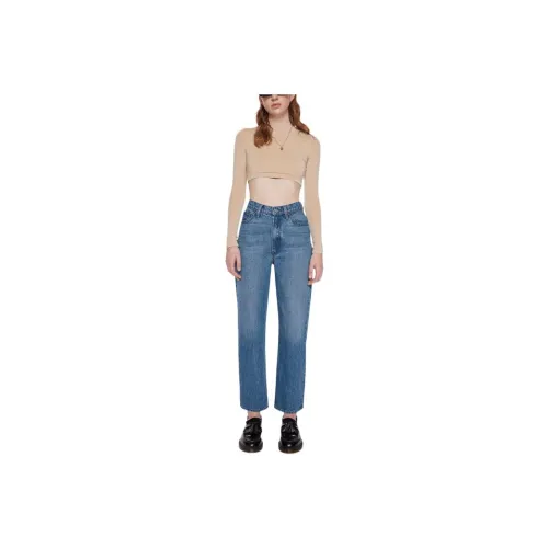 dries van noten high rise cotton blend bermuda shorts