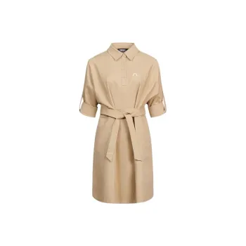 EVISU Short Sleeved Dress Women's Apricot