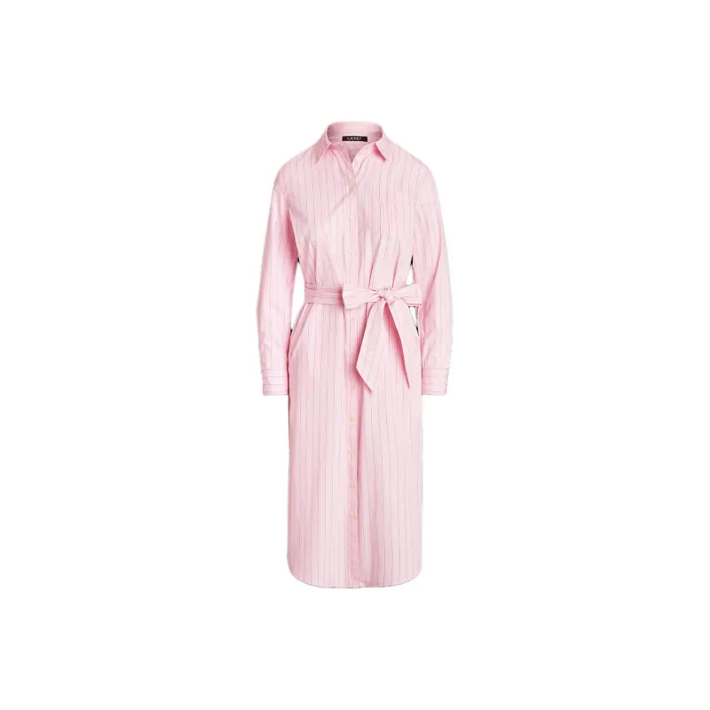 Polo Ralph Lauren Long-Sleeved Dresses Women's Pink-0