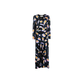 DVF Diane Von Furstenberg Landira Floral print Maxi Dress
