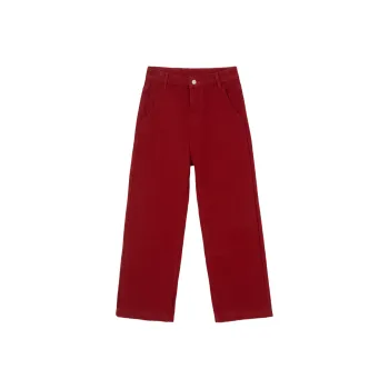 FAWENXIANGZI Jeans Women's Ancora Red