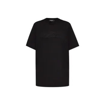 DSQUARED 2 Logo Embossed T Shirt Dress