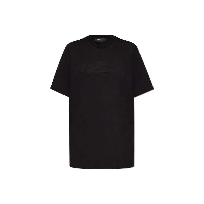 DSQUARED 2 Logo Embossed T Shirt Dress-0