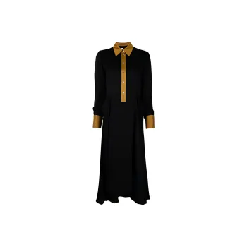 Paul Smith Long-Sleeved Dresses Women's Black