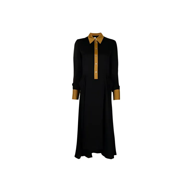 Paul Smith Long-Sleeved Dresses Women's Black-0