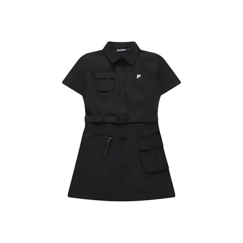 FILA FUSION URBAN TECH Short Sleeved Dress Women's Jet Black