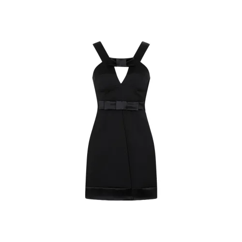 JIL SANDER Bow detail Mini Dress