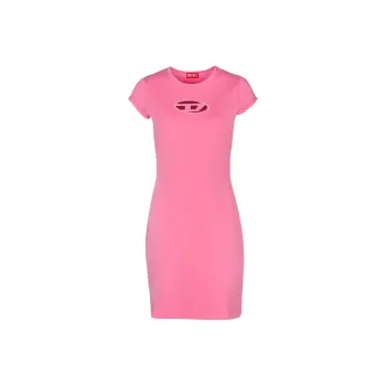 DIESEL D Angiel Cut Out Logo Dress 'Rose'