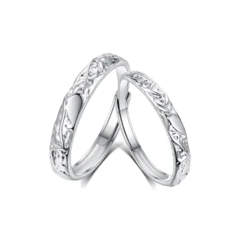 YINCHIE S999 Fine Silver Rings Unisex