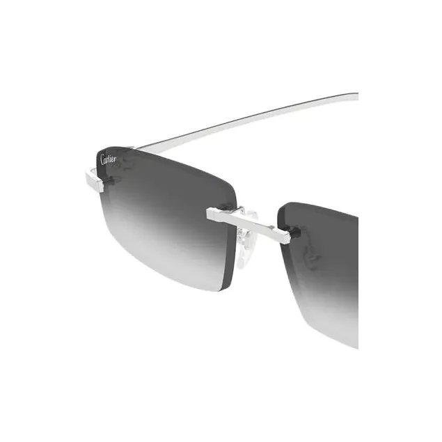 Cartier Eyewear Rectangle Frame Sunglasses-2