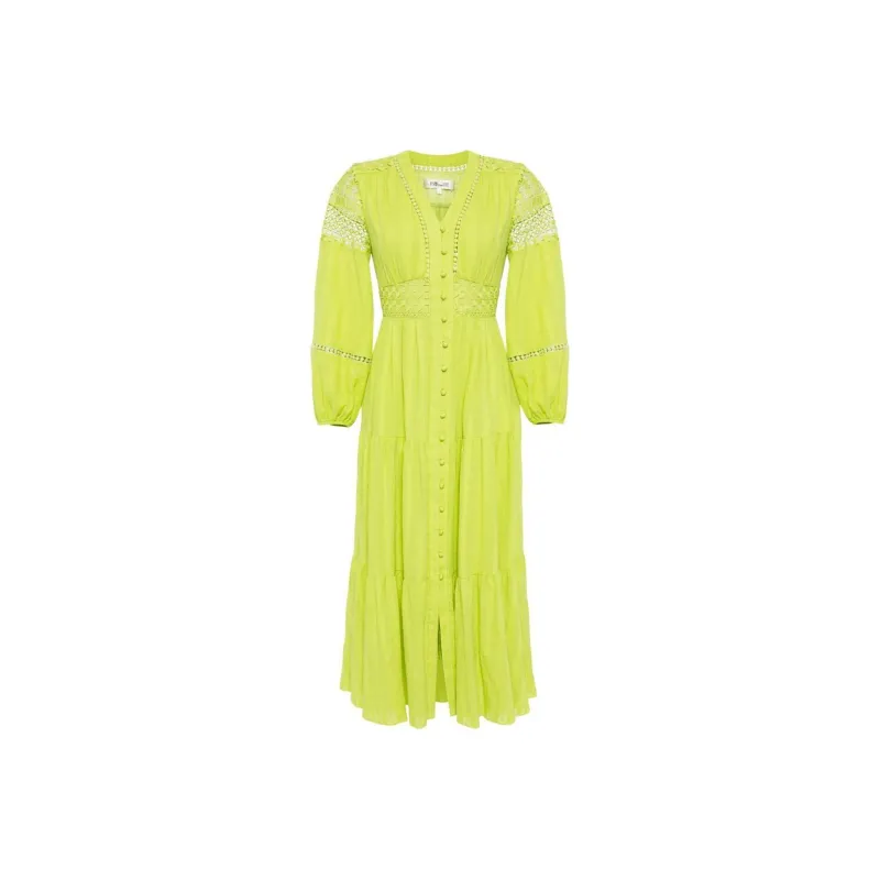 DVF Diane Von Furstenberg Gigi Cotton Midi Dress-0