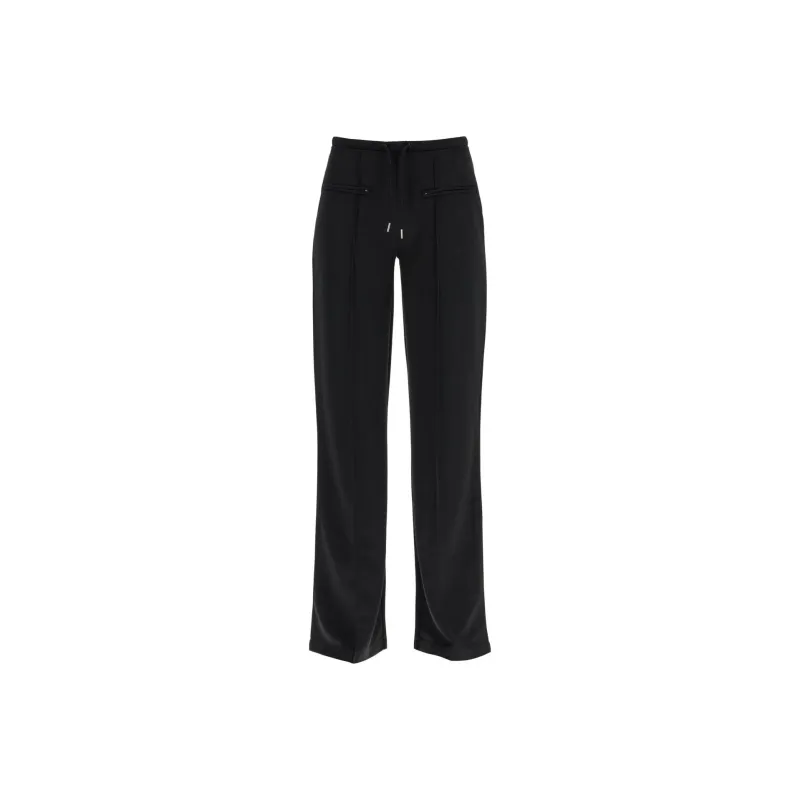 Courrèges Tracksuit Interlock Baggy Pants 'Black'-0