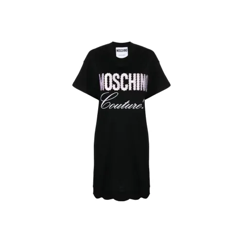 MOSCHINO Short Sleeved Dresses Women's Black
