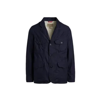 MANIFATTURA CECCARELLI SS25 Bush Jacket Jackets & Coats Men's Marine Blue