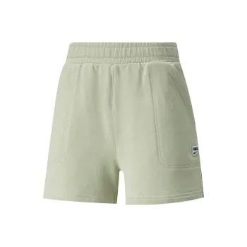 PUMA Downtown Casual Shorts Women's Moss Green