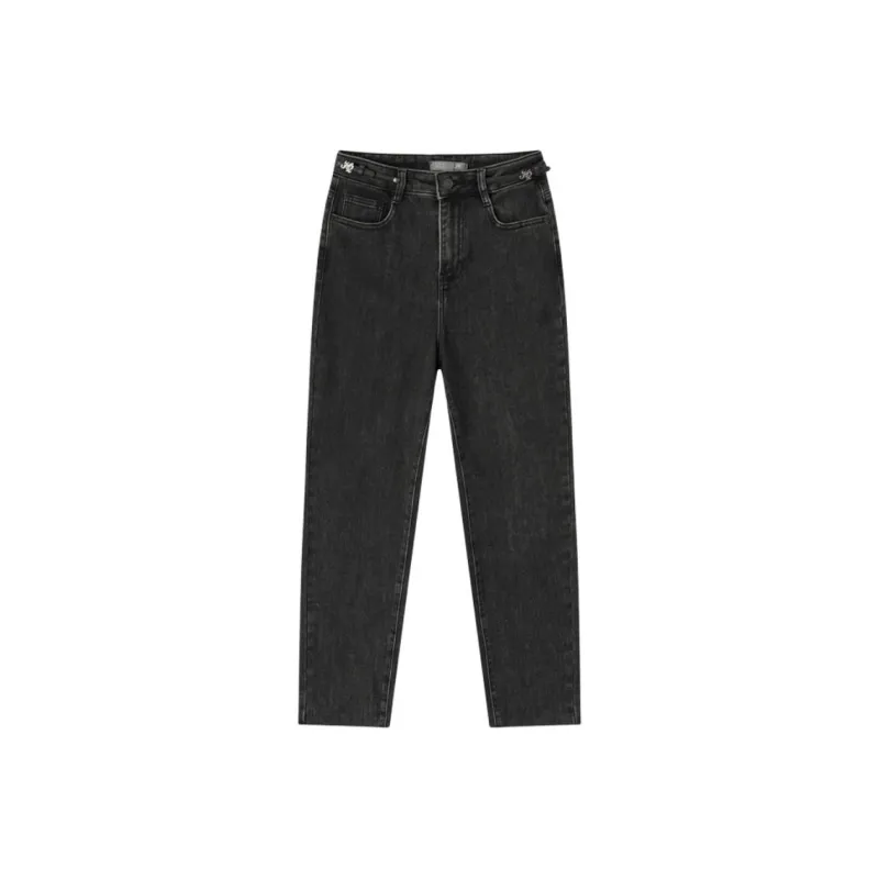 EICHITOO Jeans Women's Black-0
