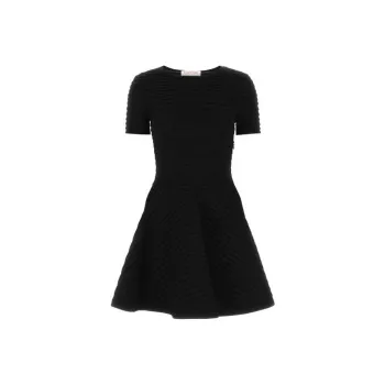 Valentino Short-Sleeved Dresses Women's Black