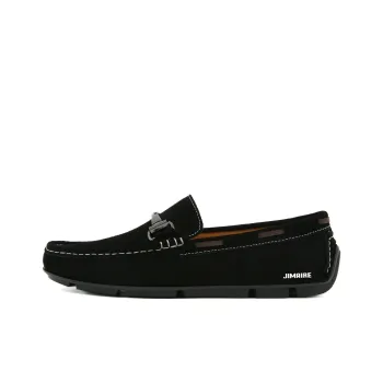 King Jinmai Men's Casual Shoes Men Low Top Black/Brown/Gray/Blue
