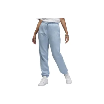 Jordan Brooklyn Fleece Knitted Sports Pants Women's Blue Gray