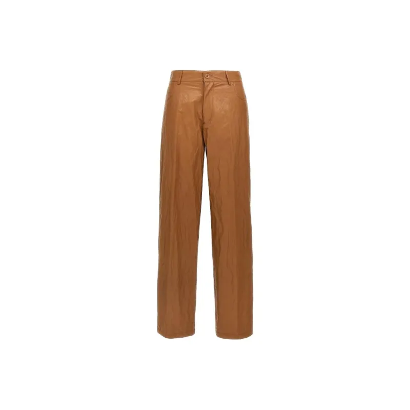 NUDE MASAHIKO MARUYAMA Leather effect Trousers-0