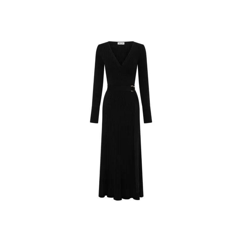 Anna Quan Peta V-neck Wrap Dress-0