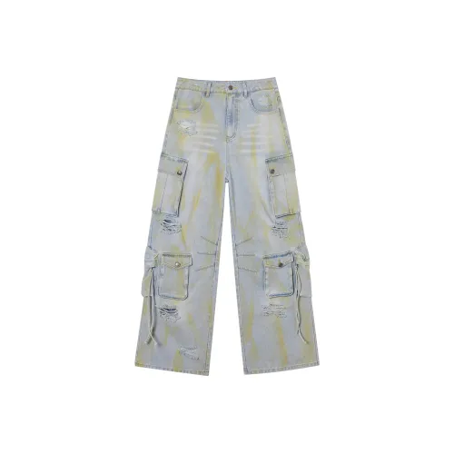 I'M ONE Jeans Women's Washable Light Denim Blue