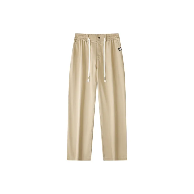 JIANWANG Casual Pants Unisex Light Khaki-0