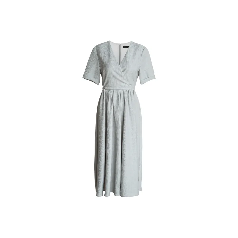 ROEYSHOUSE Short Sleeved Dresses Women's Light Blue-0