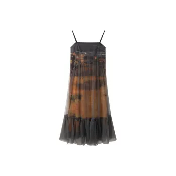 THE SEA LIFE Slip Dresses Women's Mist Blue