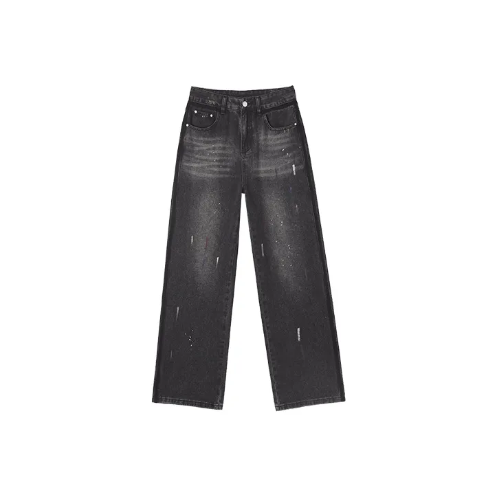 HIPPIEMISS Jeans Women's Black Gray Color-0