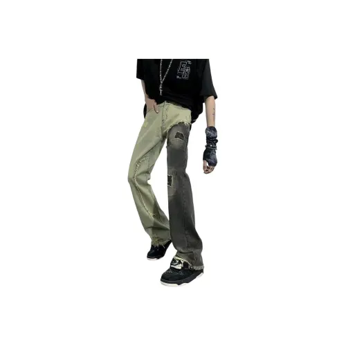WKOOG Jeans Unisex Yellow Mud