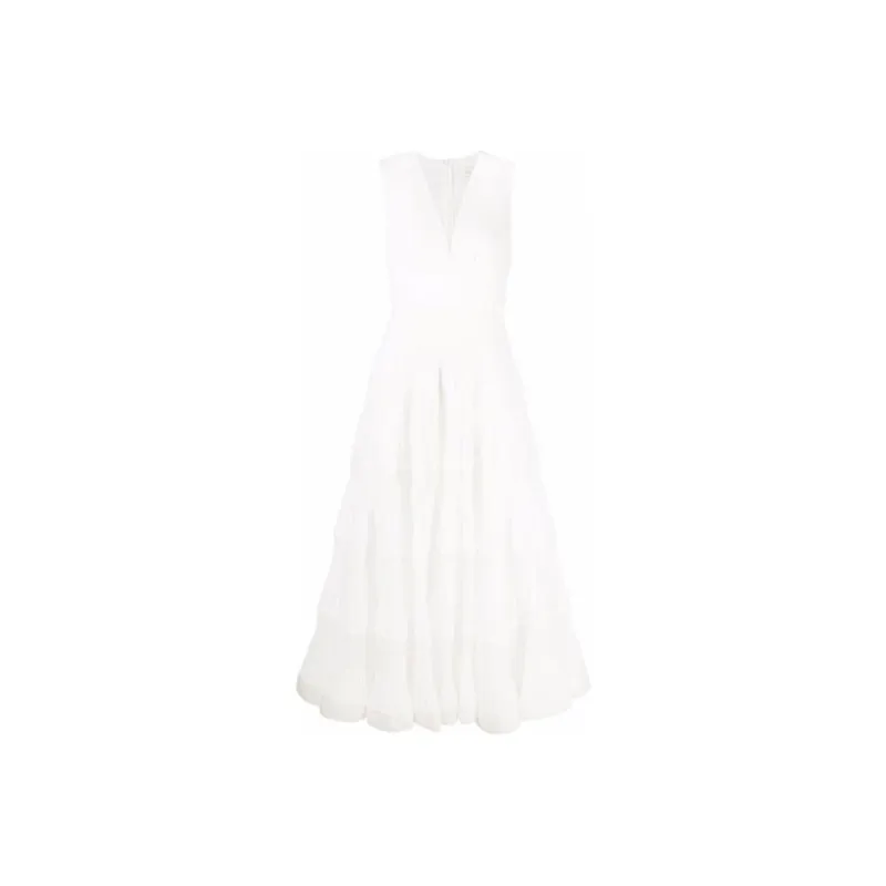 Zimmermann SS22 Sleeveless Dress Women's White-0