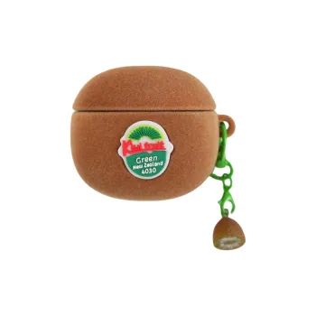 Wei Xin Compatibility Apple AirPods 4/2/3/4th Generation/AirPods Pro/Pro 2 TPU 3D Effect Kiwi Pendant Headphone Cases