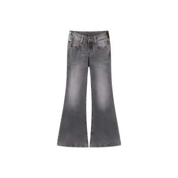 Miss Sixty SS25 Jeans Women's Black Gray Short Version